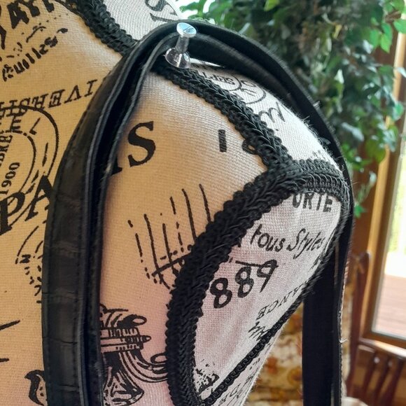 Coldwater Creek Black with silver accents Shoulder Bag - Picture 2 of 10